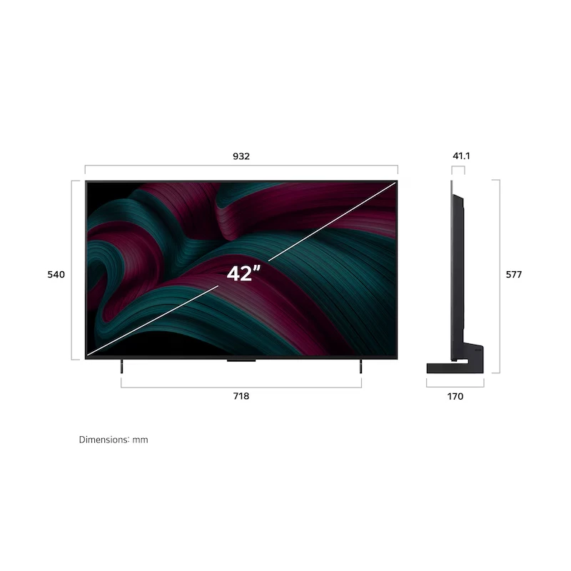 TV LG OLED C5 – 42 pouces