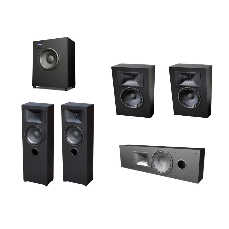 Pack Home Cinema Krix 5.1 avec enceintes Megaphonix et caisson Volcanix