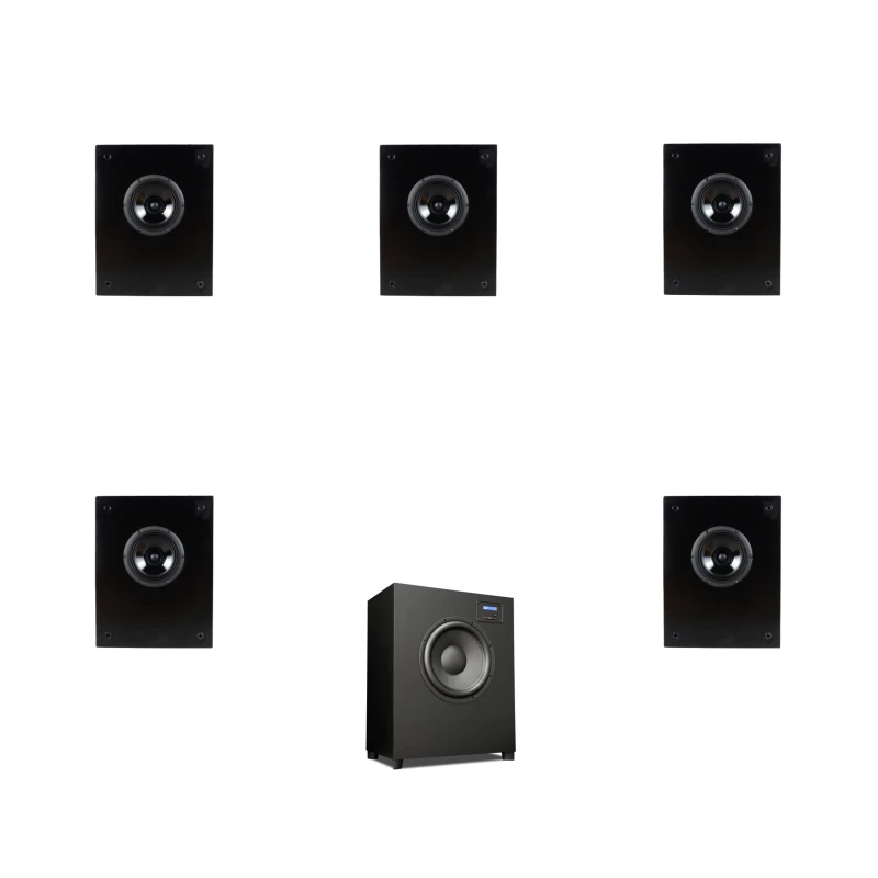 Pack Audio Excellence Solo One 5.1 avec Subwoofer KRIX Volcanix