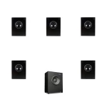 Pack Audio Excellence Solo One 5.1 avec Subwoofer KRIX Volcanix