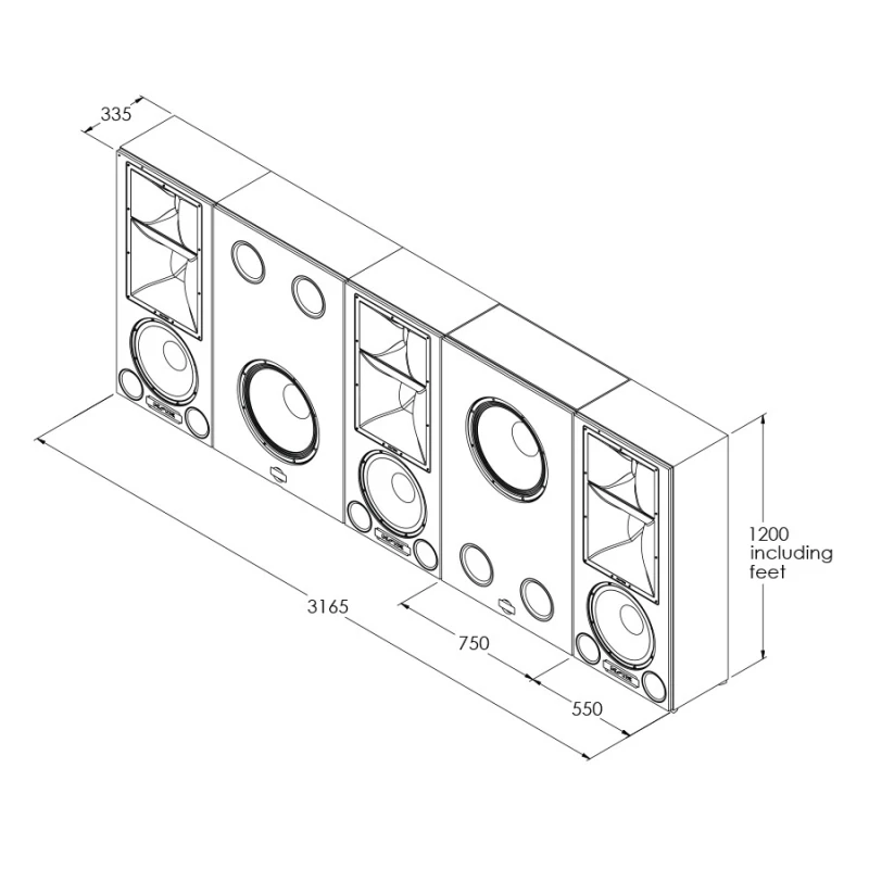Pack audio Salle de cinéma Krix MX-40 (11.1.6)