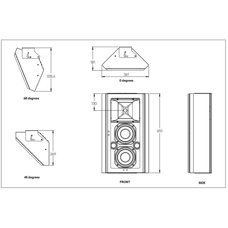 Pack audio Salle de cinéma Krix OWX-55 (7.1.4)