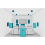 Pack audio Salle de cinéma Krix Megaphonix Flat / Megaphonix Centre (7.1.4)