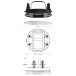 Gineos Module d'intégration plafond pour enceinte WiFi Sonos Denon Bluesound