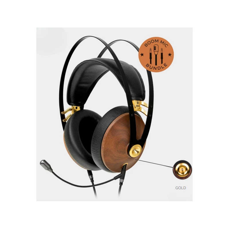 99 Classic Walnut casque fermé avec micro Boom Mic