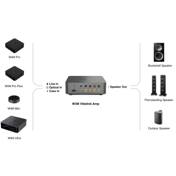 Pack Multiroom Wiim Vibelink avec sélecteur 3 zones