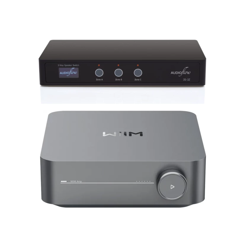 Pack Multiroom Wiim Amp et Sélecteur 3 zones