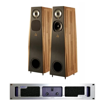 Pack HiFi Enceintes Atlantis AT 16 Pro avec Ampli MC2 HS800