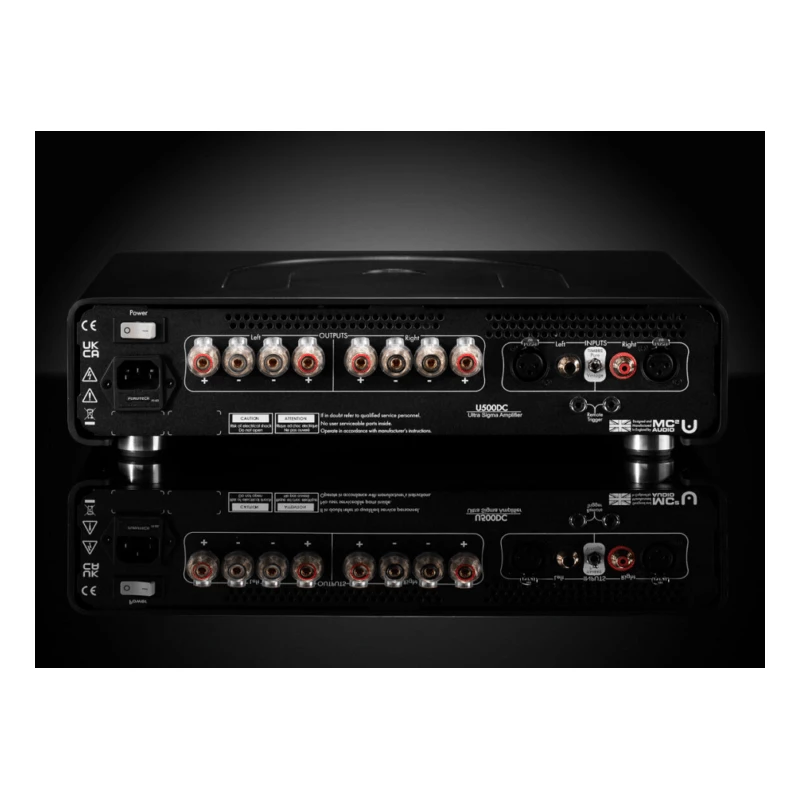 vue arrière de l'amplificateur ULTRA FIDE U500
