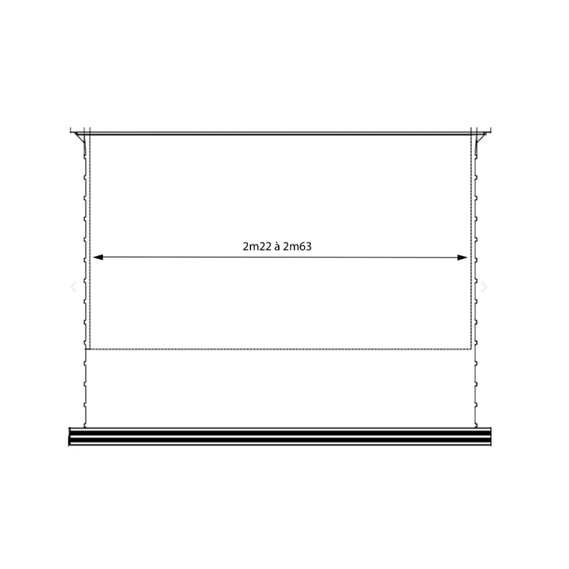 Ecran motorisé ascendant ALR Série 2