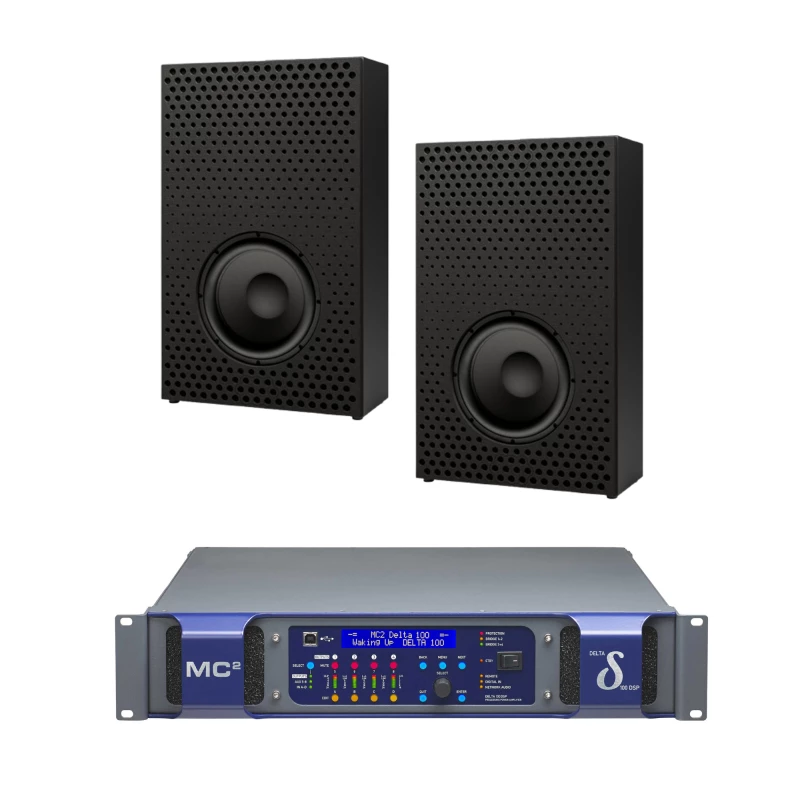 Pack Amplificateur MC2 Delta 100 DSP avec caissons Krix MXi-118 infrasoniques