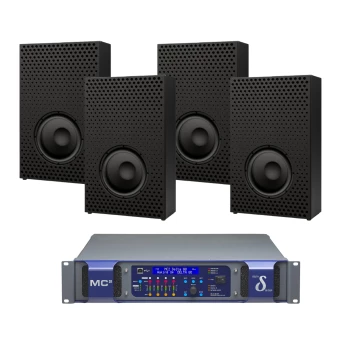 Pack Amplificateur MC2 Delta 80 DSP avec caissons Krix MXi-118 infrasoniques