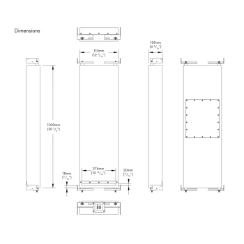 Alf 100CV - Caisson invisible