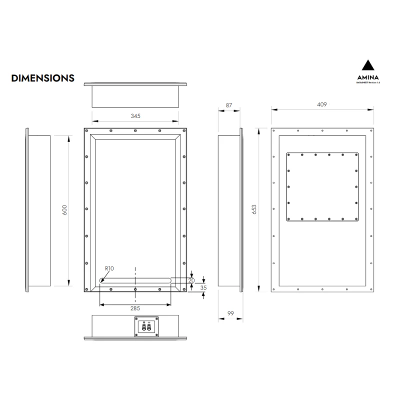 Alf 50SM - Caisson invisible