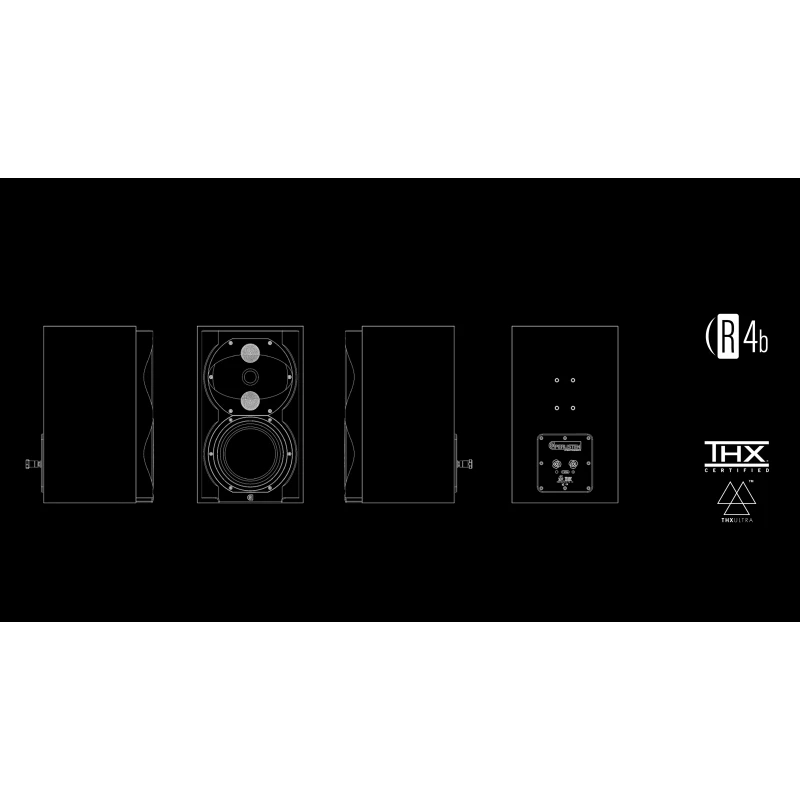 R4b - Enceinte bibliothèque THX Ultra - La paire