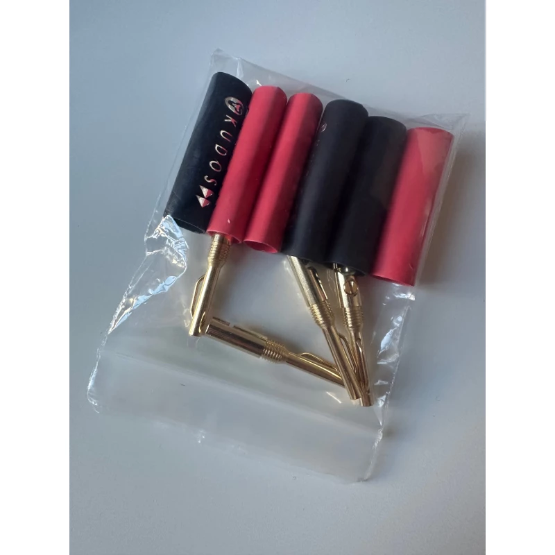 Kit Fiches banane pour câble d'enceinte KUDOS KS-1