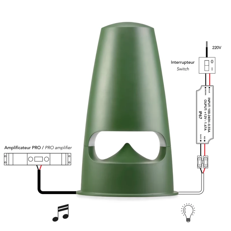 Garden 7 - Enceinte d'extérieur