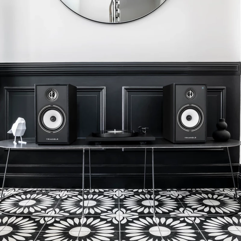 Pack Triangle Platine vinyle Lunar avec Enceintes BR02 Connect