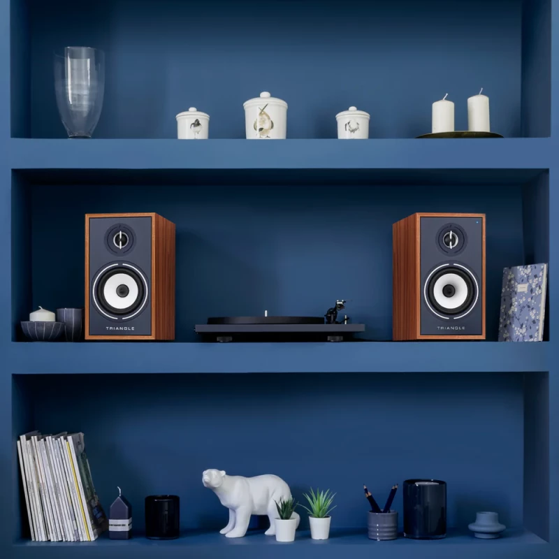 Pack Triangle Platine vinyle Lunar avec Enceintes BR02 Connect