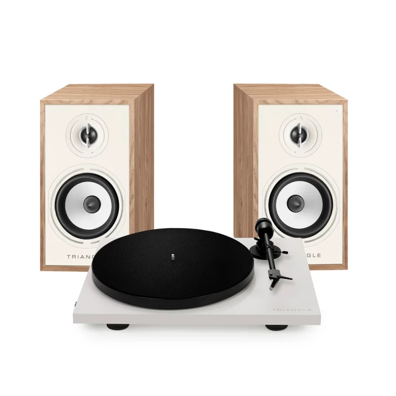 Pack Triangle Platine vinyle Lunar avec Enceintes BR02 Connect