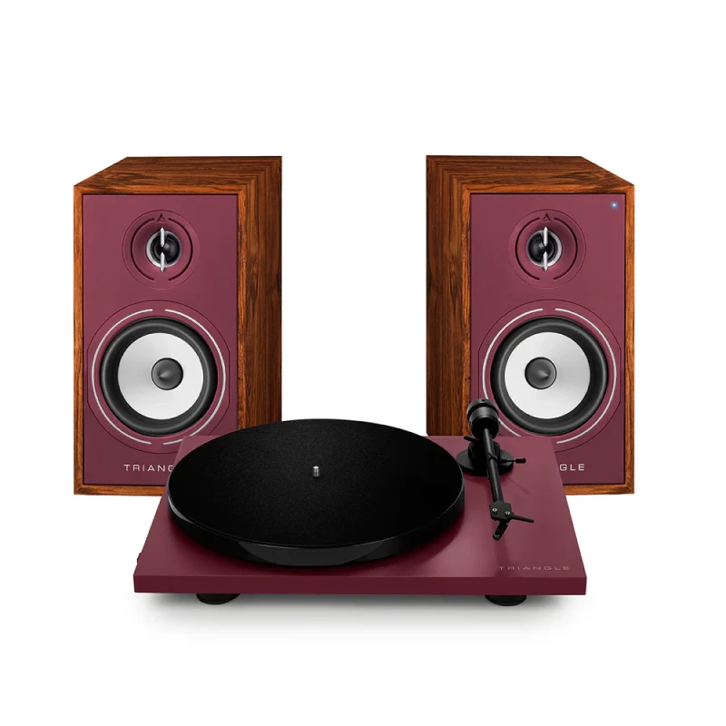 Pack Triangle Platine vinyle Lunar 1 avec Enceintes BR02 Connect