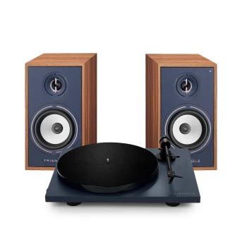 Pack Triangle Platine vinyle Lunar 1 avec Enceintes BR02 Connect