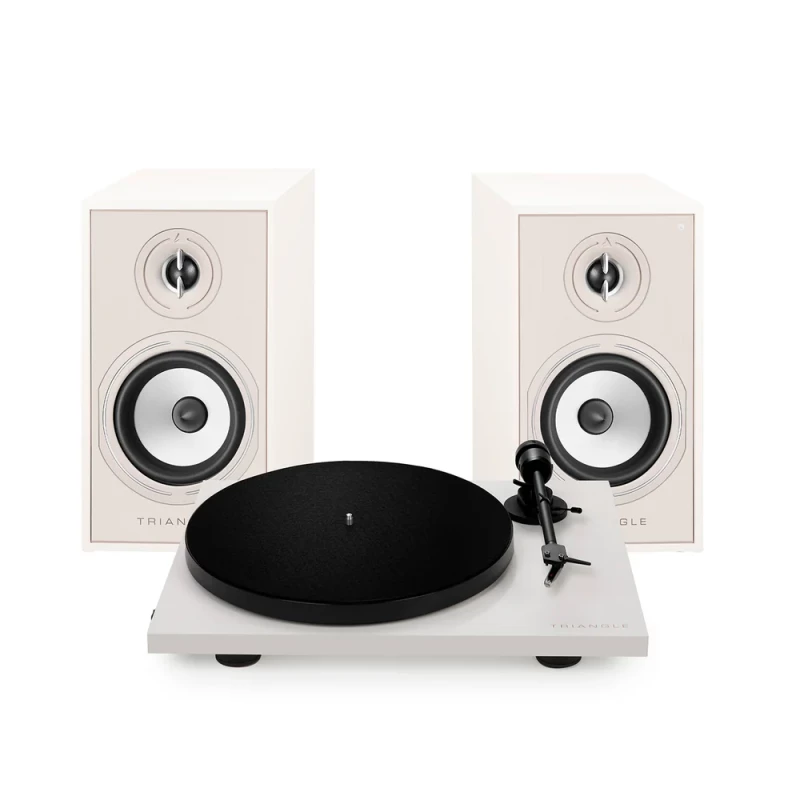 Pack Triangle Platine vinyle Lunar avec Enceintes BR02 Connect