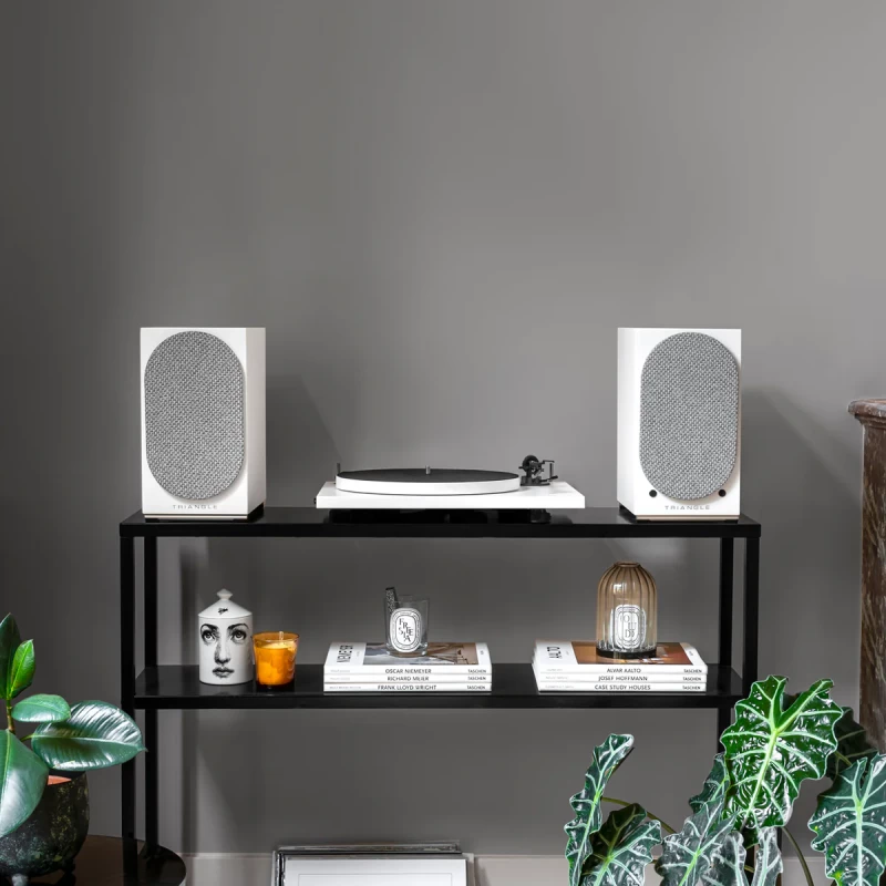 Pack Triangle Platine vinyle Lunar avec Enceintes BR03 Connect