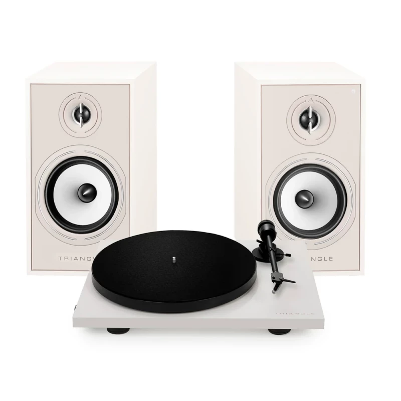 Pack Triangle Platine vinyle Lunar avec Enceintes BR03 Connect