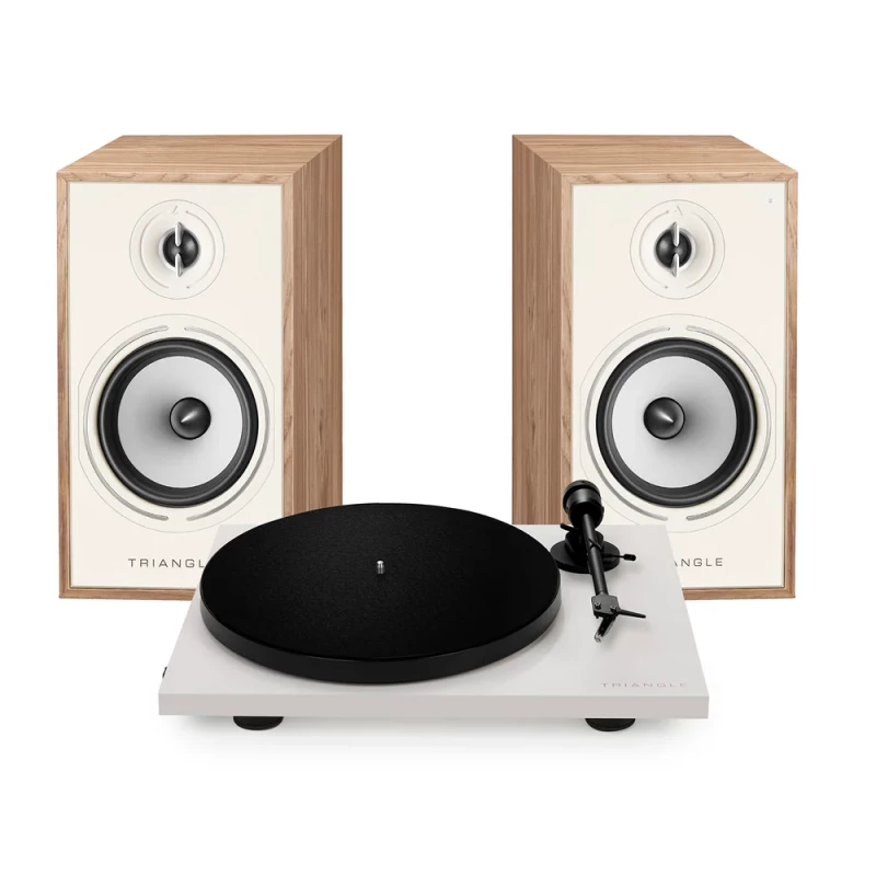 Pack Triangle Platine vinyle Lunar 1 avec Enceintes BR03 Connect