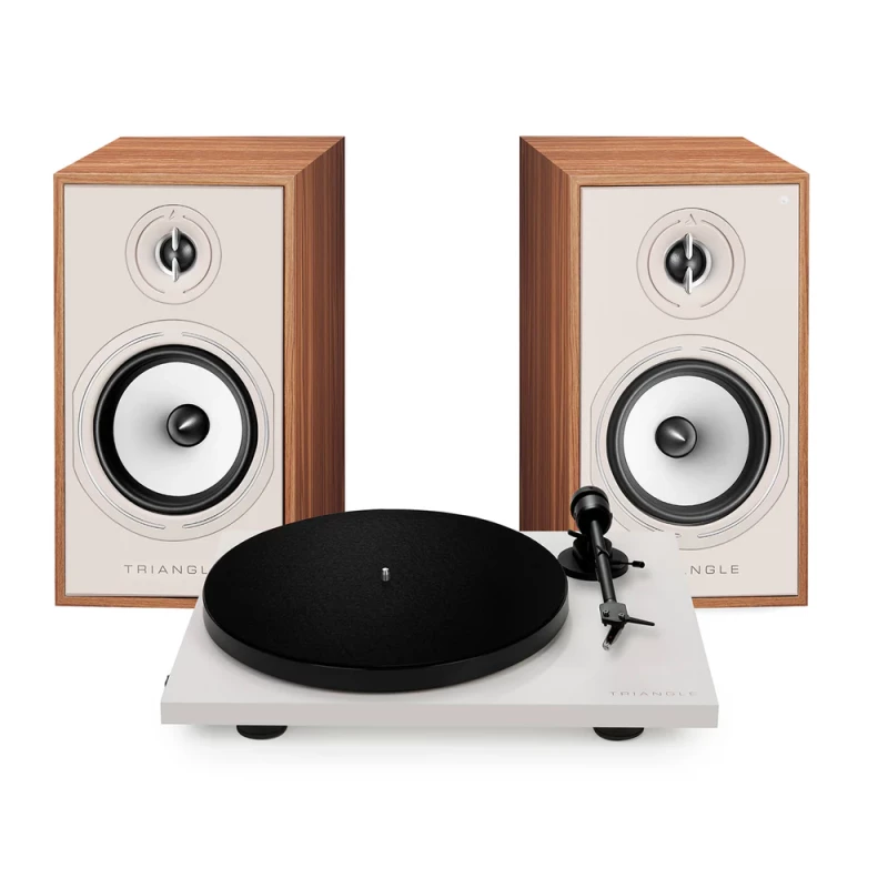 Pack Triangle Platine vinyle Lunar avec Enceintes BR03 Connect