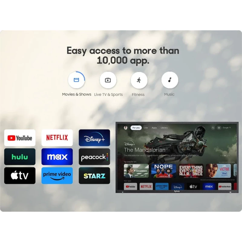 Pool Pro QLED 2.0 - TV extérieur Google