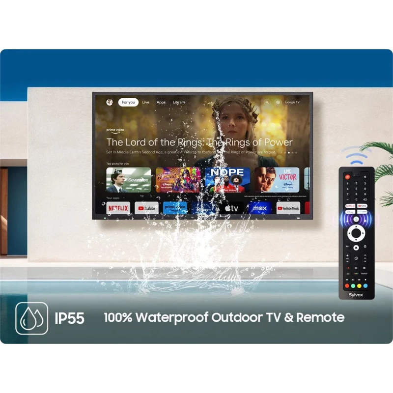 Pool Pro QLED 2.0 - TV extérieur Google