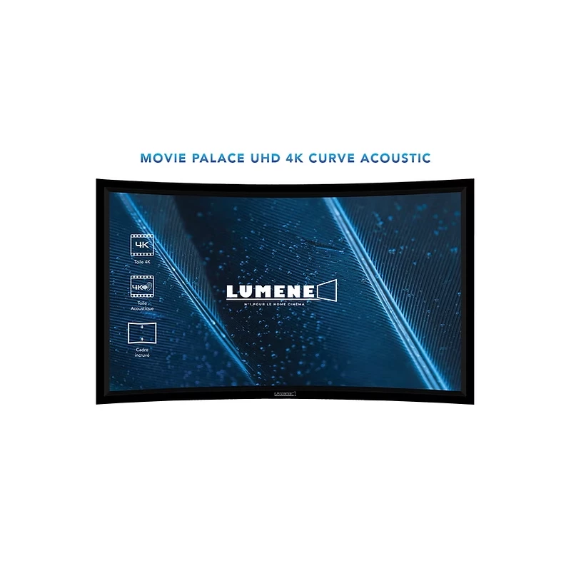 Movie Palace UHD 4K Curve acoustic - Ecran cadre fixe