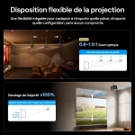 Pack Valerion Vision Master Max avec écran Lumene Movie Palace UHD 4K Velvet