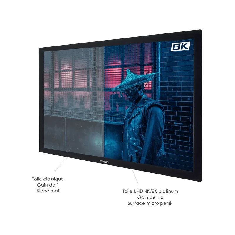 Pack Xgimi Titan avec écran Lumene Movie Palace UHD 4K/8K Platinum 200C