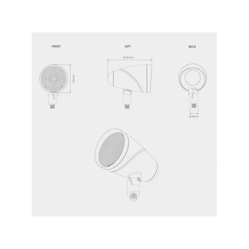 LS4T Sat - Enceinte d'extérieur satellite