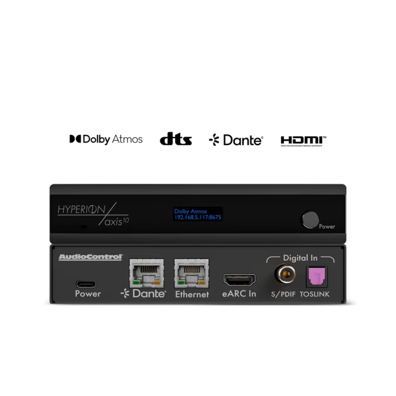 Hyperion Axis10 - Processeur 10 canaux eARC AoIP