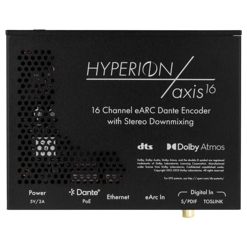 Hyperion Axis16 - Processeur 16 canaux eARC AoIP