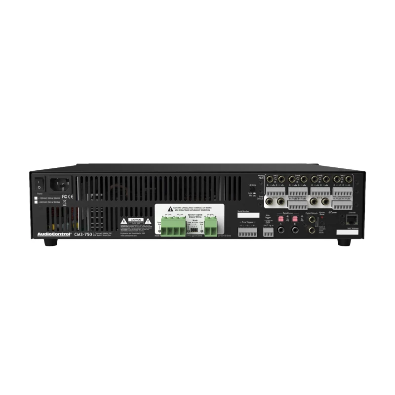 CM3-750D - Amplificateur DSP 3 canaux avec DANTE