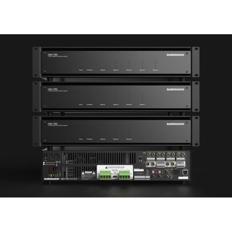 CM4-750D - Amplificateur DSP 4 canaux avec DANTE