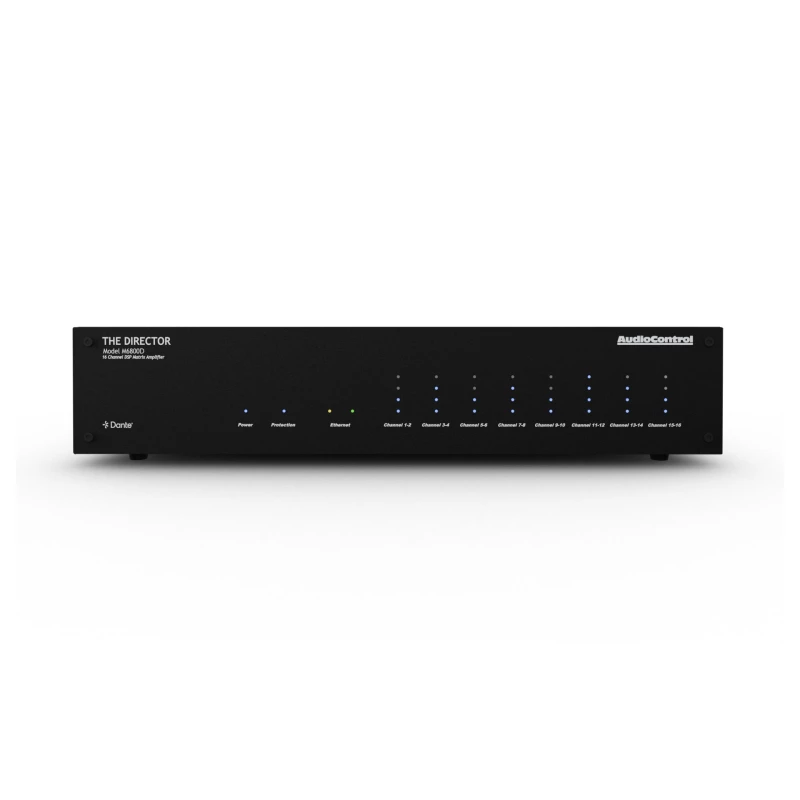 M6800D - Amplificateur matriciel DSP haute puissance à 16 canaux avec Dante
