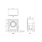 Subwoofer Actif Cyclonix 12 compact
