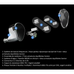 Clarus - casque audiophile intra auriculaire