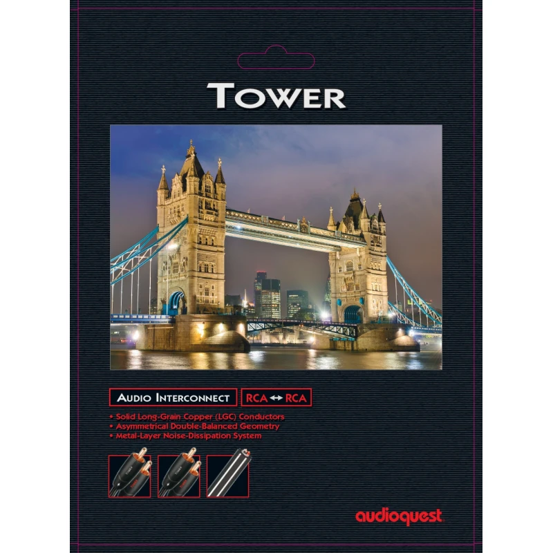 Tower - Câble de modulation analogique-audio RCA