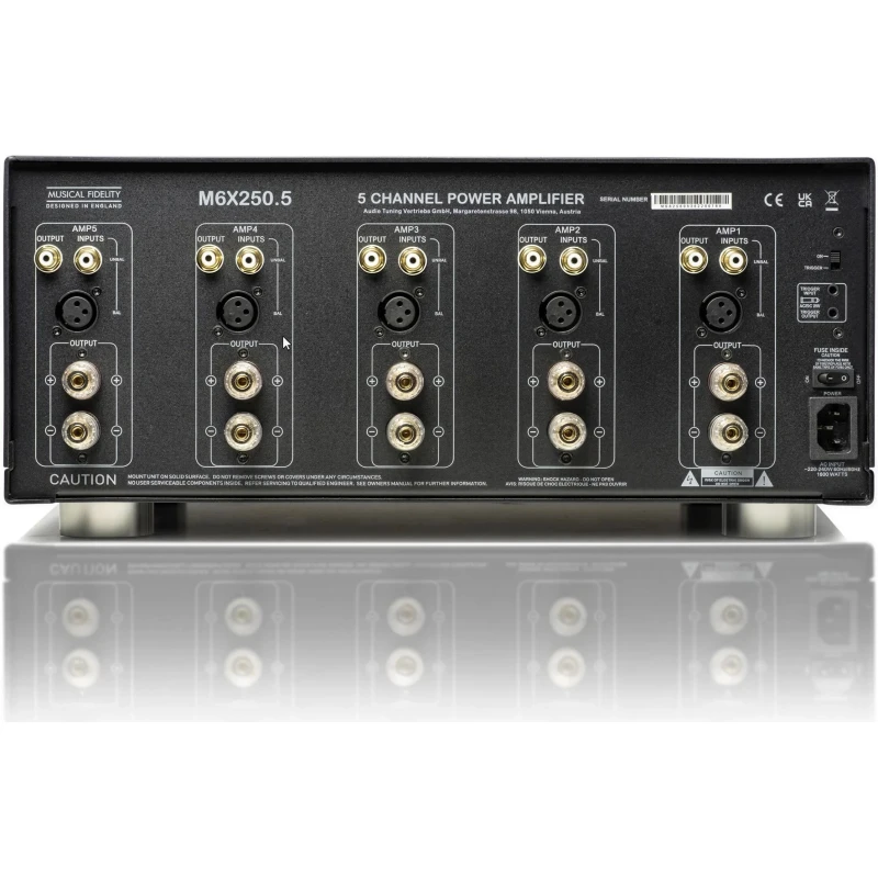 M6x 250.5 - Ampli de puissance 5 canaux