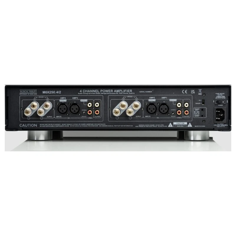 M6x 250.4/2 - Ampli de puissance 4 ou 2 canaux