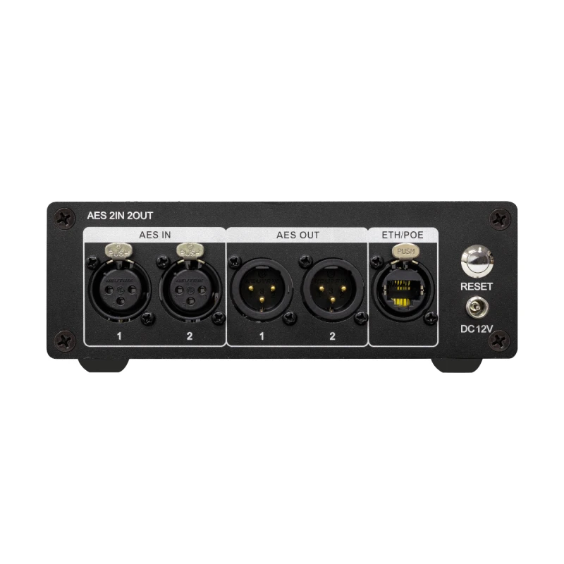 AoAES-F22D - Interface audio réseau 4 canaux