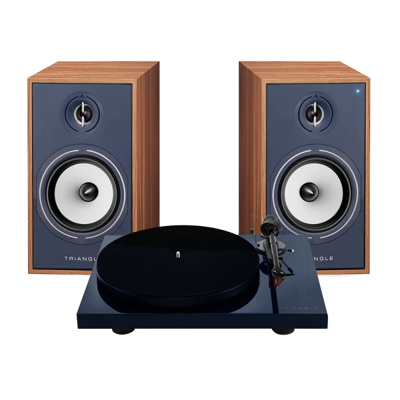 Pack Platine vinyle Lunar 3 avec Enceintes BR03 Connect