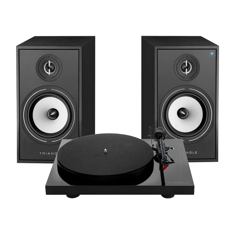 Pack Platine vinyle Lunar 3 avec Enceintes BR03 Connect